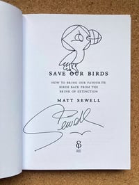 Image 2 of Save Our Birds - Hardback book signed/dedicated 