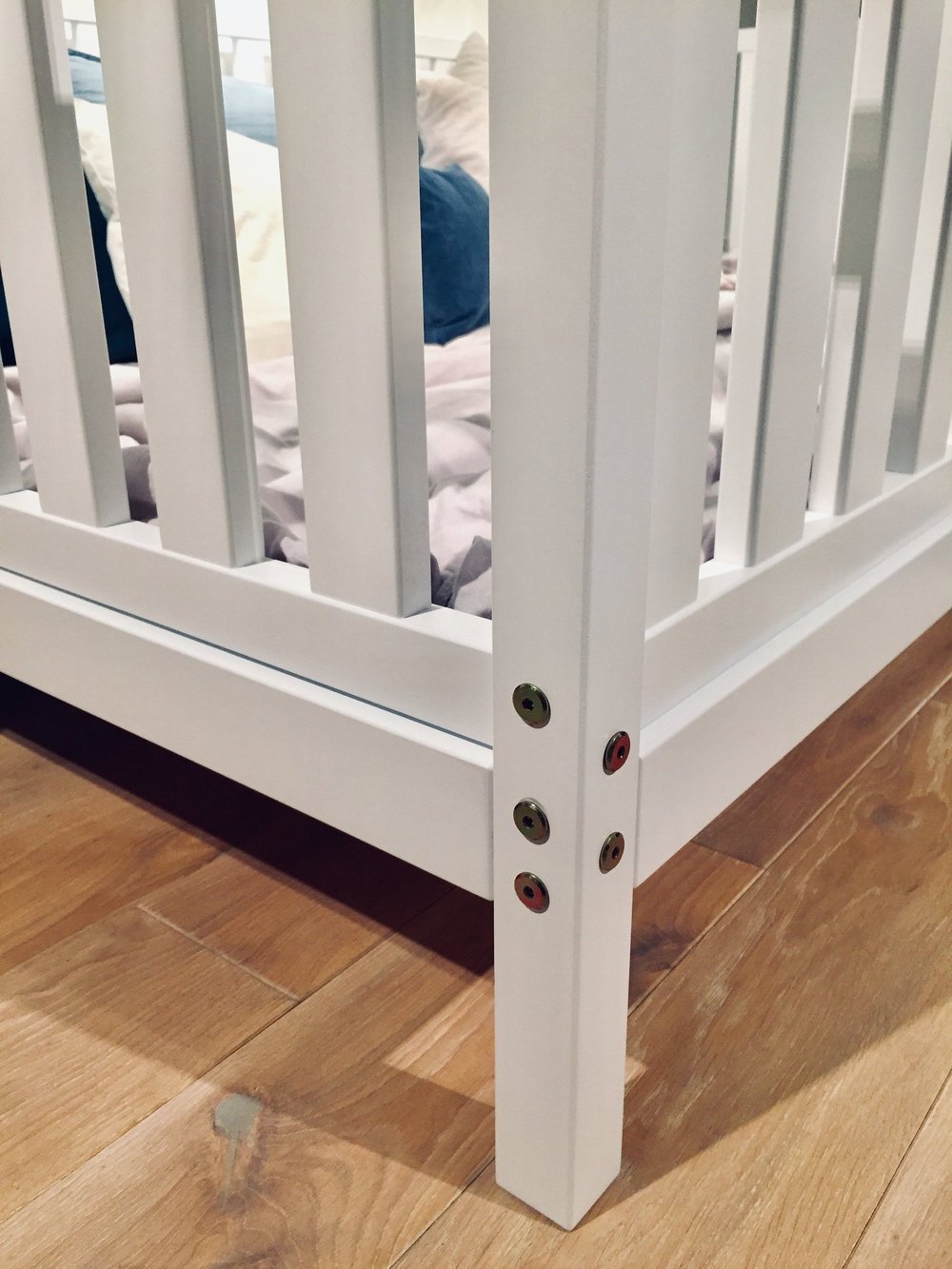 KING Size 76x80" kids' bed with bed rails Teo Beds FREE SHIPPING