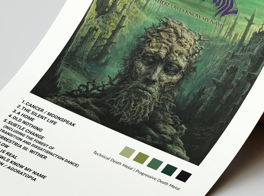 Rivers of Nihil - Where Owls Know My Name Album Cover Poster