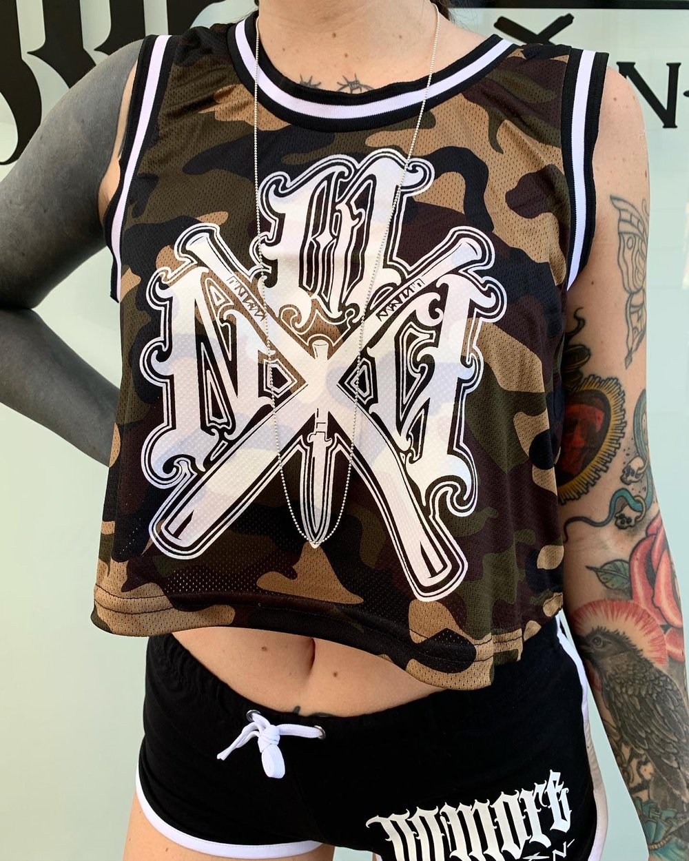 Crop top camo NMP