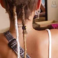 Image 2 of (x3) WOOL dread beads