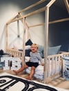 TWIN SIZE montessori BED 39''x75'' with bed rails Teo Beds' free shipping