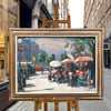 20th Century Swedish School ‘Flower Stalls Paris’ 