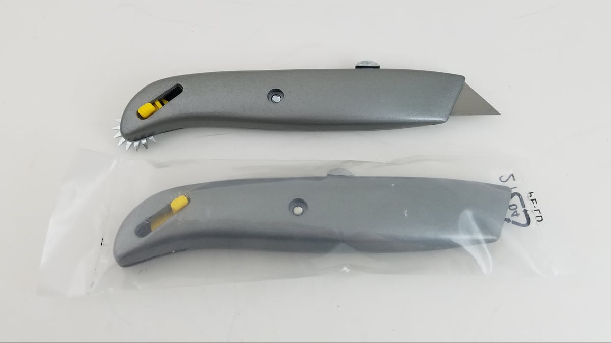 Box Resizer Knife with Scoring Wheel 2 in 1 Retractable Utility Cutter