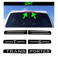 Image 1 of X2 Vw Transporter t6 and t6.1 barn door sticker overlay