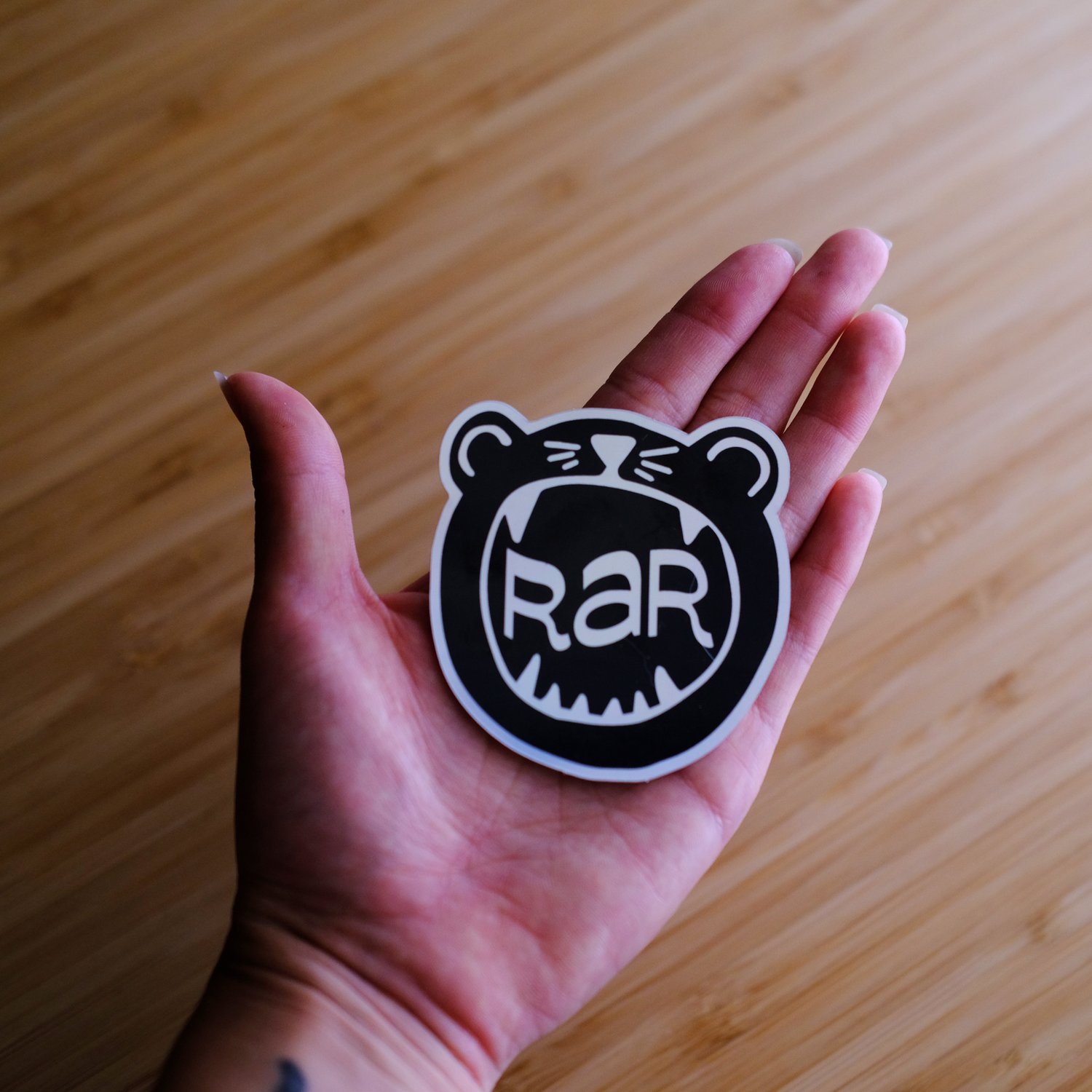 Image of RAR Rawr Sticker