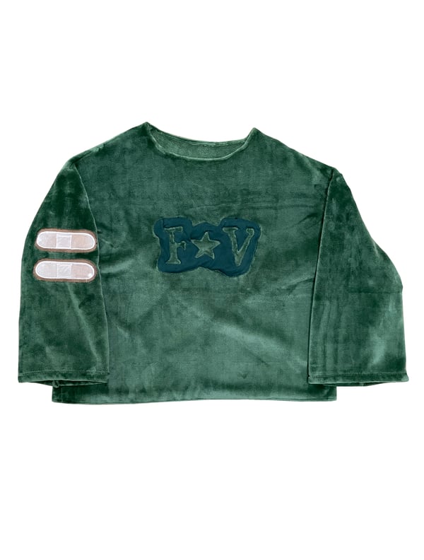 Image of MOSS VELOUR CREW