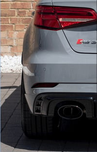 Image 4 of X2 Audi 8v A3 s3 rs3 Rear Reflector Overlay Sticker