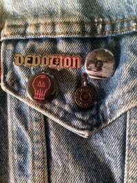 Image 2 of Devotion - Heavy Metal Pin
