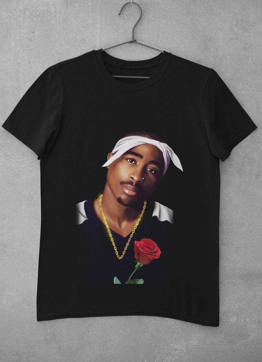 Image of 2PAC CONCRETE ROSE  "4EV" (LIMITED EDITION) [FRONT/BACK]