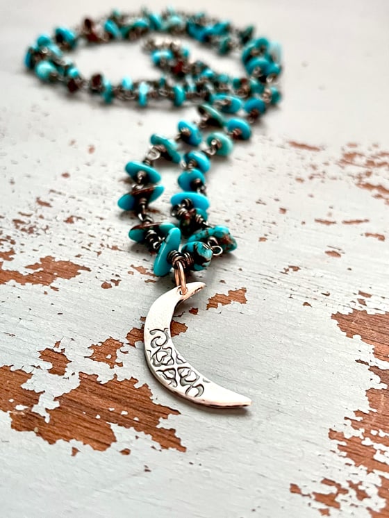 Image of Egyptian turquoise necklace