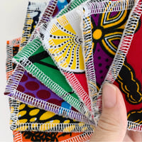 Image 4 of African Wax Reusable Face Wipes 7 pack