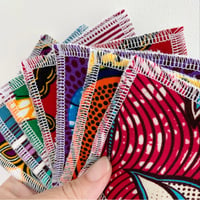 Image 5 of African Wax Reusable Face Wipes 7 pack