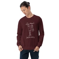 Image 5 of Mason Jennings White Logo Unisex Crew Sweatshirt