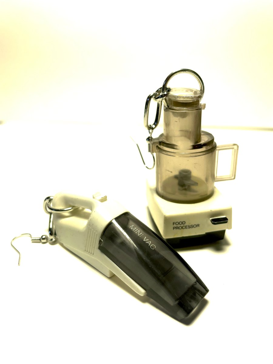 Image of Vintage Mini Vac/Food Processor Earrings