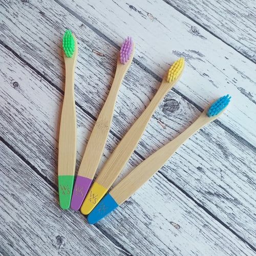 Image of Bamboo Toothbrushes- Baby and Child