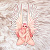 Pink Angel Sticker