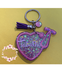 Image 2 of Heart Stethoscope Keychain