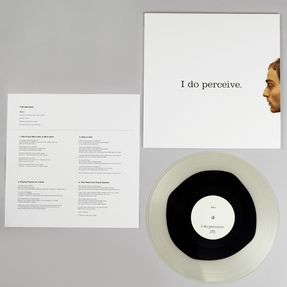 I do perceive. (Vinyl)