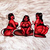 Devil Girls Sticker