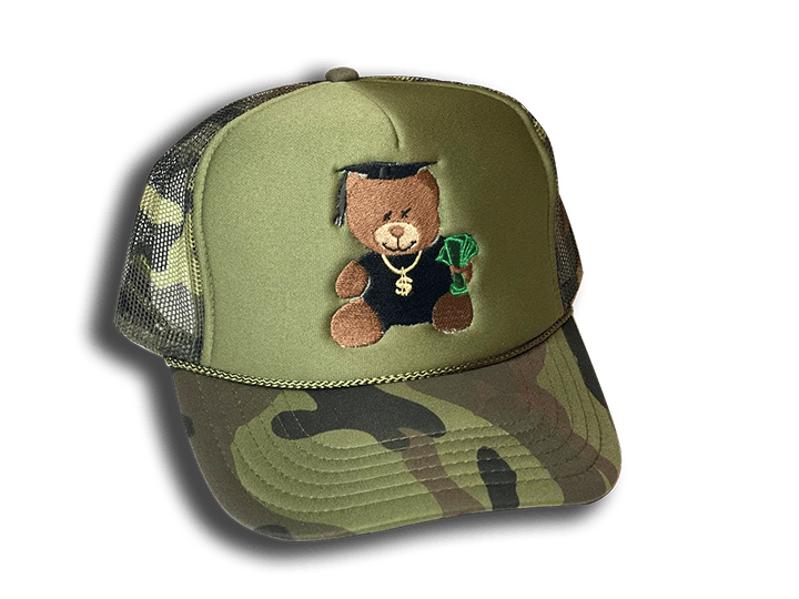 bear camo hat