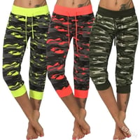 Knee length camouflage leggings