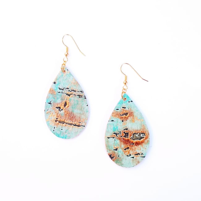 Alyssa Leather Earrings