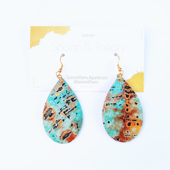 Alyssa Leather Earrings