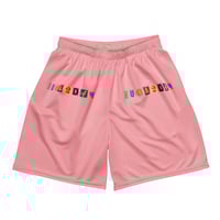 Image 1 of RUOK2DAY CUTOUTS SHORTS - PINK