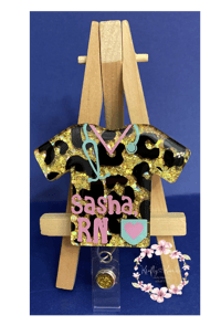 Image 2 of Scrub top badge reel