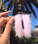 Image 2 of 2000s Bae Fur Hoops 