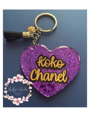 Image 2 of Heart keychain