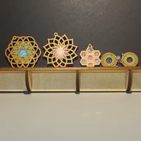 Image 2 of LaserOpal Flower of Life Pendant (sn: 332101)