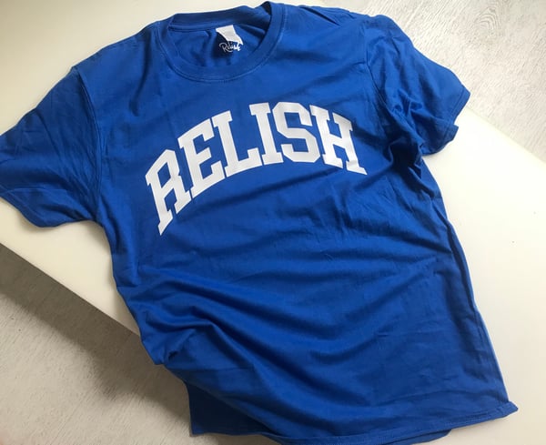 Image of Relish Spell Out T Shirt M-XXL