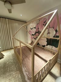 Image 2 of QUEEN Size montessori bed 60x80" with bed rails' Teo Beds FREE SHIPPING