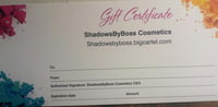 Gift Certificates (One Time Use)