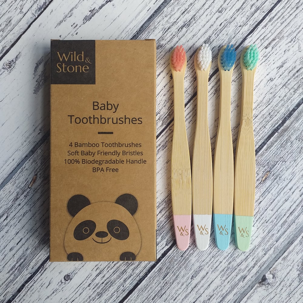 Image of Bamboo Toothbrushes- Baby and Child
