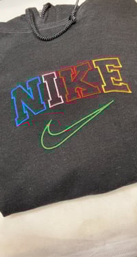 Image 2 of MULTI COLOR NIKE HOODIE