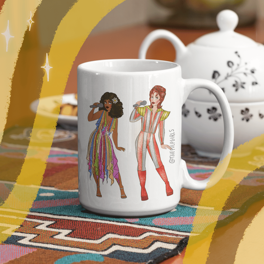 Image of MUSIC ICONS OF THE 70S MUG