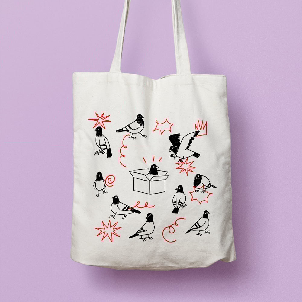 Image of PIGEON TOTEBAG