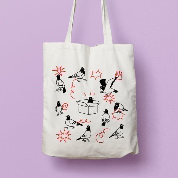 Image of PIGEON TOTEBAG