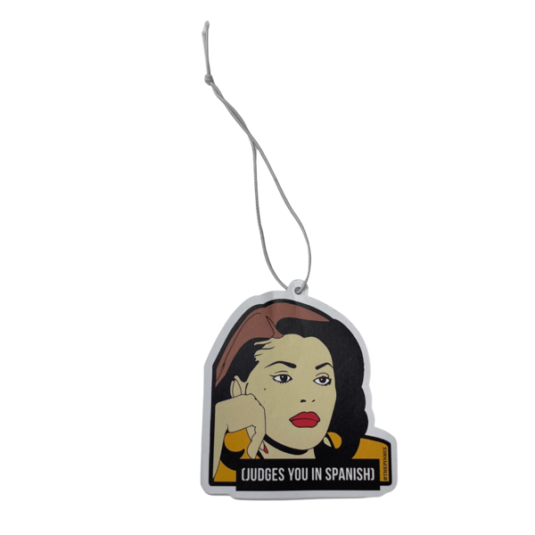 Image of ‘Judges You In Spanish’ Air Freshener 