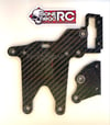 BoneHead RC upgraded carbon baja upper top tranny plate RCMAX 110 clutch 