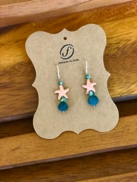 Image 1 of STARFISH SENSATION EARRINGS Orange