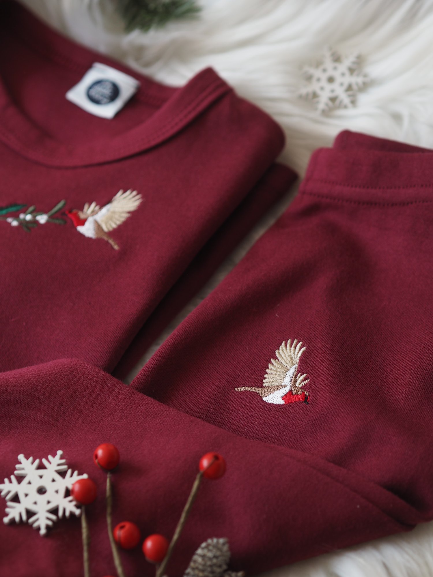 Image of Deck The Halls - Burgundy Lounge Set