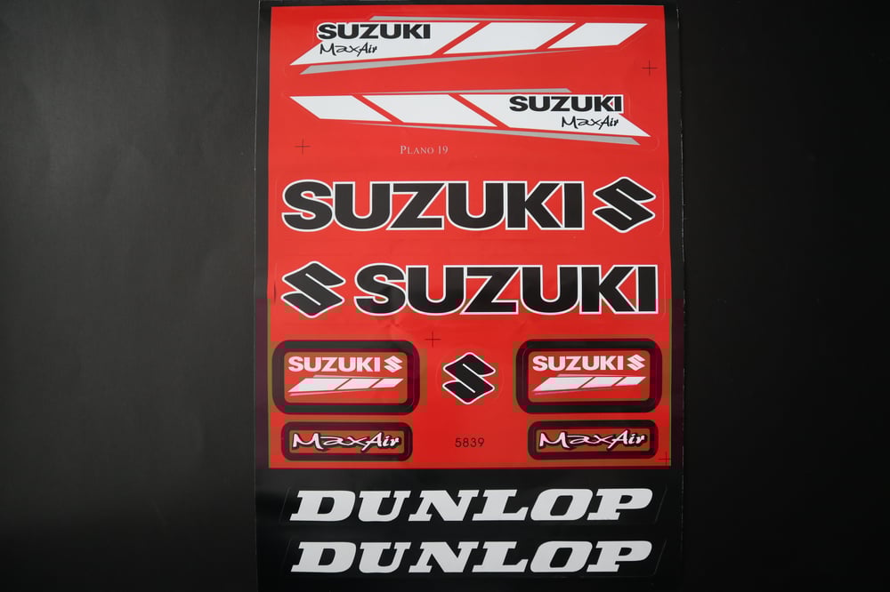 Image of Suzuki Decal  Sheets 