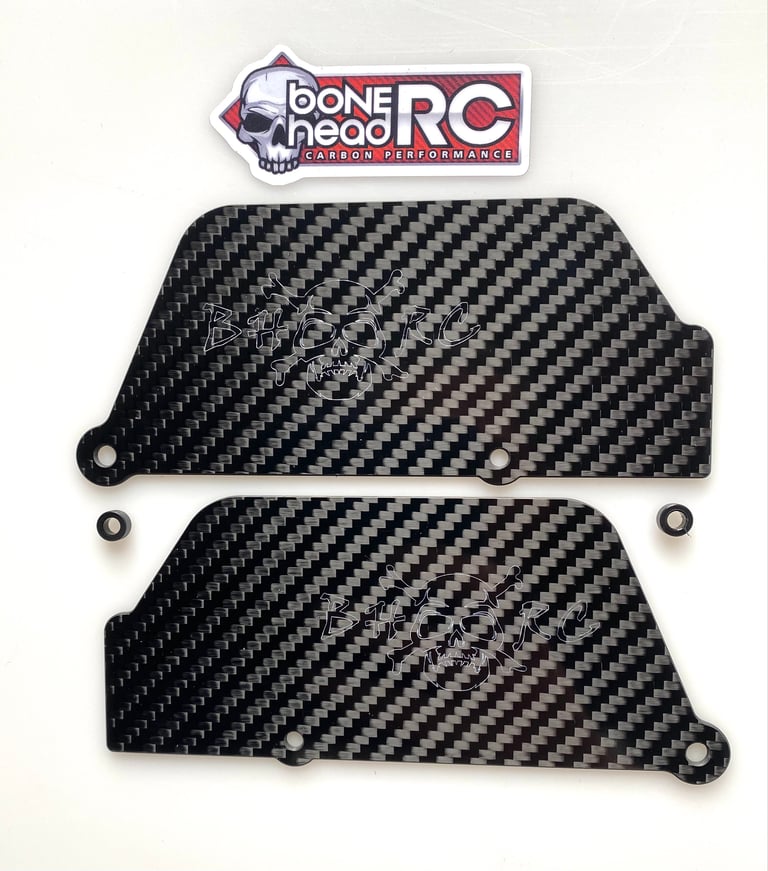 BoneHead RC carbon Losi 5ive t cv upgraded mud guards 