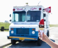 Canada Day Ice Cream Truck on Larkspur Lane