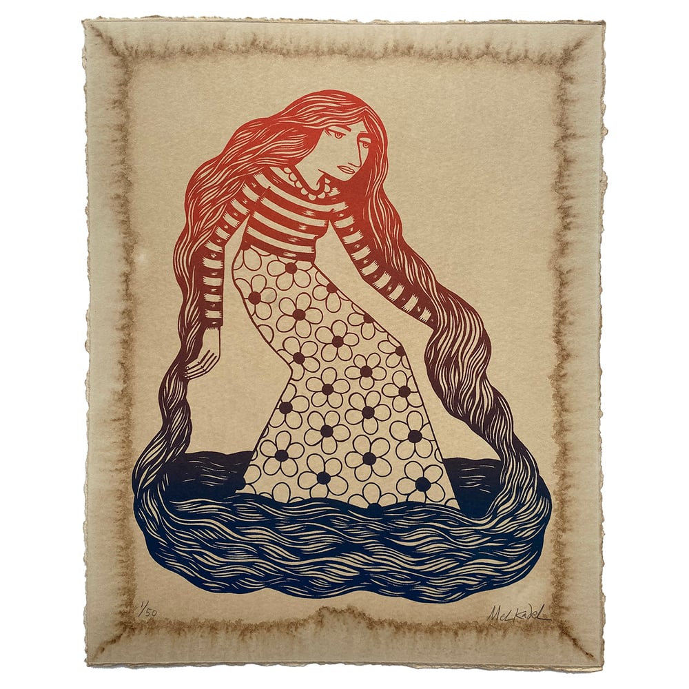 Image of BODY OF WATER - print
