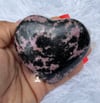 Rhodonite heart  1